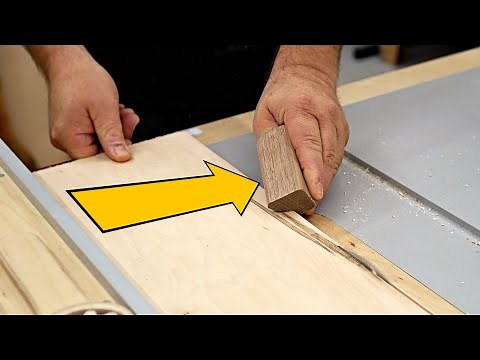 Table Saw Basics - Make a Push Stick You Can Wear