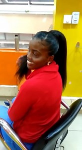 This Wrap around ponytail is giving us life .. Quick and easy blend for naturals... You will never go wrong with Darling .... Hair : wrap around ponytail.. To reach us call/whatsap us on 0717751545/0715055144 | The Ultimate Look Salon | Facebook