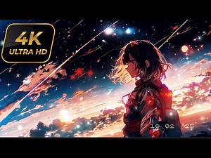 ✨4K 60FPS Live Wallpaper Animation: Anime Girl in an Enchanted World with Captivating Melody✨