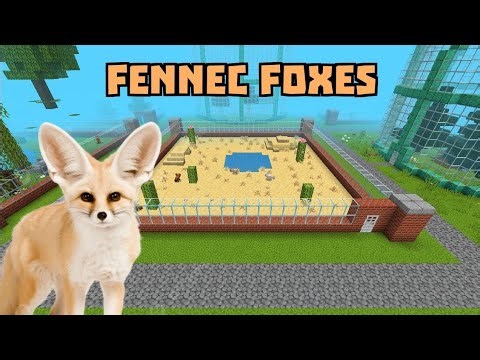 Building a Zoo on Minecraft - Part 13: Fennec Foxes 🦊