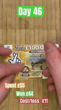 Day 46 of 1 scratch card a day for 365 days #playresponsibly