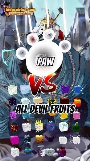 Paw vs All Devil Fruits in Blox Fruits
