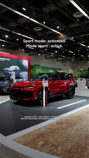 Sport mode: activated | Mode sport : activé.