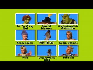 Shrek 2 DVD Menu - Everyone - Happy 20th Anniversary to Shrek 2