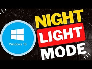 Easy Way to Turn On Night Light in Windows 10