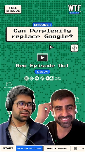 Nikhil Kamath on Instagram: "When you feel like an idiot, vocalize it, don’t have to pretend to be smart :) A curious idiot may be better than pretend-smart in the long run. This episode tries to explain AI and what’s happening in a manner that dummies like me can understand. WTF Online EP 1 live now. (Link in bio)"