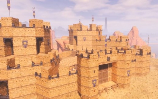 Conan Exiles 流放者柯南 建筑-功能性砂岩城堡