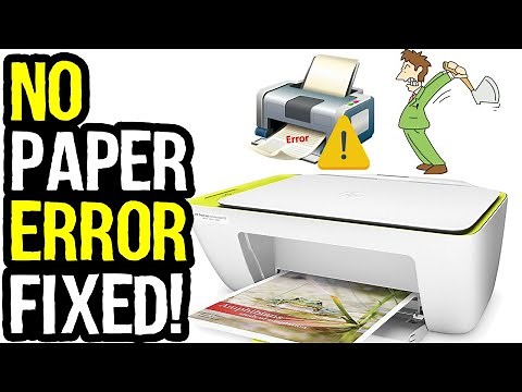 How to Fix Paper Jam or No Paper Error in HP Deskjet Printers? HP Deskjet 2135 Paper Not Feeding