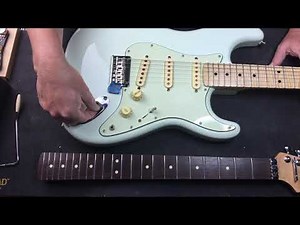 I put an Obsidian Wire Strat Blender in My Sonic Blue Custom Strat