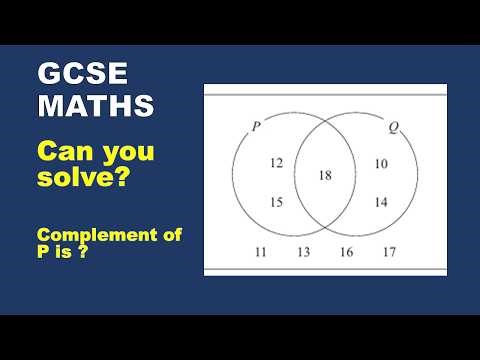 GCSE MATHS (Grade 5) | Venn Diagrams - Finding the Complement and Probability