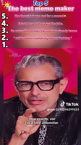 Jeff Goldblum and Gigi Discuss Tucking in Drag Culture