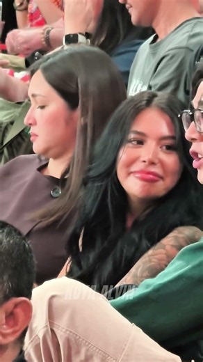 Ms Apple David spotted watching SMB vs RoS!