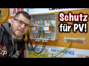 Photovoltaikanlage Überspannungschutz verdrahten! ElektroM