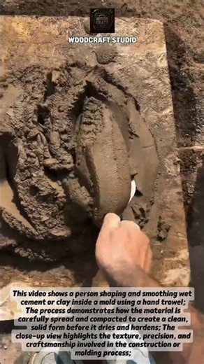 Concrete Mold Perfection! #construction #cement #shorts