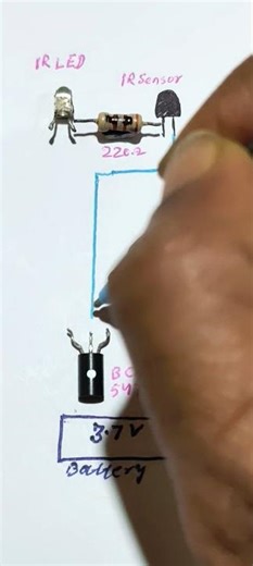 How to make//Motion sensor//circuit diagram#shortvideo #electronic #youtubeshorts