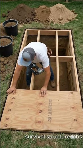 Underground Survival Bunker Build From Start to Finish