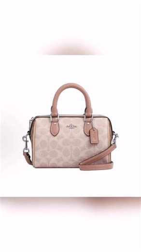 【自营】COACH/蔻驰 Rowan18系列经典老花女款波士顿包CW330SVXCU#蔻驰包包 #蔻驰波士顿包包 #包包推荐 #波士顿包包 #女士包包