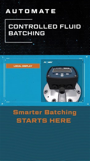 FLOMEC® Oval Gear Flow Meter: Controlled Fluid Batching