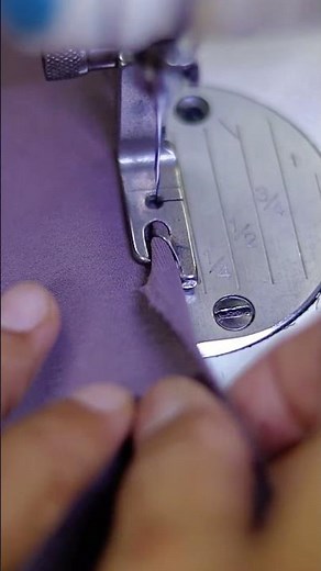 easy sewing using hemmingfoot 5 #sewing #sewingtechnique