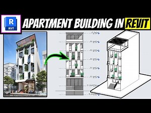 Modern Residential Building Facade in Revit Tutorial