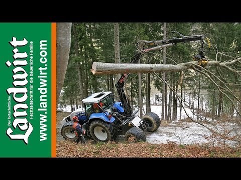 Mobiler Forstkran für den Standardtraktor