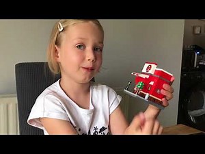 cheeky Charlotte looks at lego