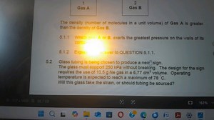 The density (number of molecules in a unit volume) of Gas A is ... | Filo