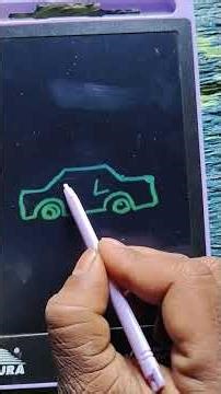 Easy car drowning / beautiful car drowning #pencils #easyhouse #art