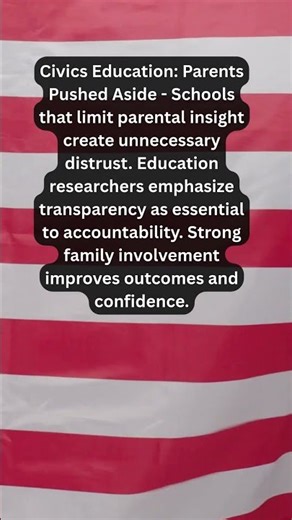 Civics Education: Parents Pushed Aside