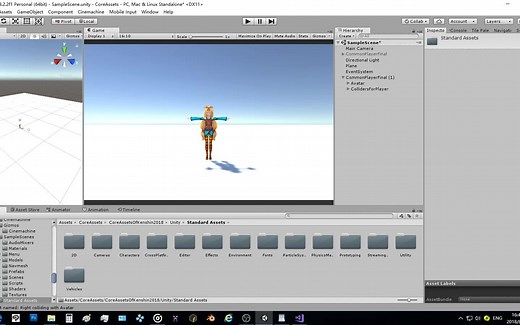 Unity3D 0基础 5分钟快速实现功能 18 使用Blend Tree使角色在站立与步行动画之间混合达到平滑过度