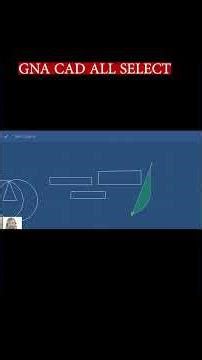 How To all select in GNA CAD #landmeasurement #gnacad