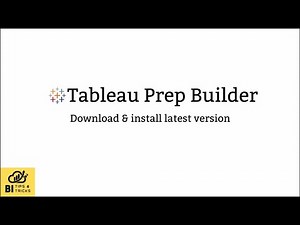 How to download & install Tableau Prep Builder 2023.1
