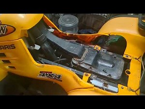 How to adjust the idle on 2002 Polaris Sportsman
