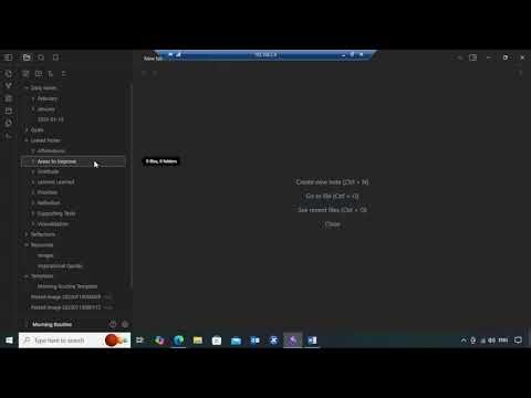 Important Folders for linking in Obsidian.