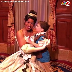22M views · 7.7K reactions |  A mother captured this adorable moment with Princess Tiana and her son who has autism. Check out more adorable interactions: https://bit.ly/2sPHbrv | WESH 2 News | Facebook