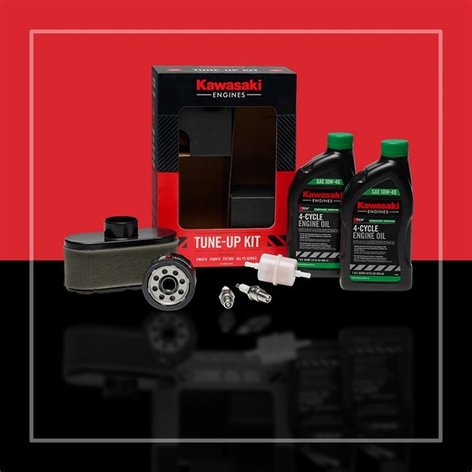 3.6K views · 45 reactions | Looking to get your equipment in fighting shape for spring? Kawasaki Engines Tune-Up Kits pack a punch with the essentials your machine needs, including: High-efficiency oil filter Durably designed air filter Fuel filters approved for demanding conditions Spark plugs to match your engine model Kawasaki KTECH™ 4-Cycle Engine Oil Visit your authorized Kawasaki Engines dealer for more. https://bit.ly/3AwEiuH | Kawasaki Engines | Facebook