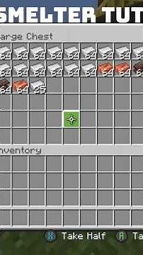 Quick and easy Super Smelter Minecraft Bedrock & Java!