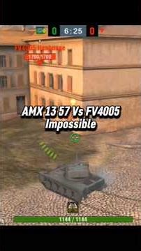 Amx 13 57 Vs Fv4005 🔥👑| Tier VII vs Tier X | #wot #wotblitz