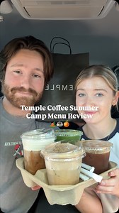 Temple Coffee Summer Camp Menu Review 🏕️☕️ @templecoffee Campfire Sing-Along 🏕️: Dharma espresso with milk and cold foam, featuring notes of chocolate and marshmallow, topped with graham cracker crumbs — 9.5/10 Camp Crush 🍉: Fresh watermelon syrup, matcha, and sparkling water — 7/10 ⁠ Classic Adventurer 🍊: Orange cream cold brew — 8/10 ⁠ Camp Counselor 🍒: Espresso tonic with wild berry or orange syrup, topped with a cherry — 5.5/10 #templecoffee #templecoffeesacramento #templecoffeereview #