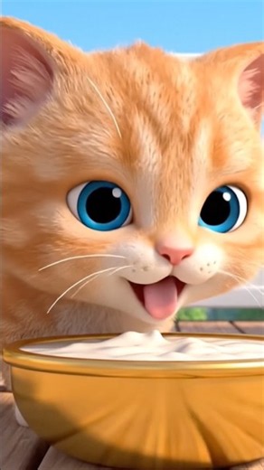 Meow Meow Billi Kerti Meow | म्याऊँ म्याऊँ बिल्ली करती म्याऊँ | Hindi Rhyme | Nursery Rhyme #shorts