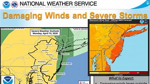 Severe thunderstorms hit Delaware, tornado warning for Kent County