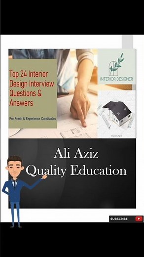 Interior Design Interview Questions & Answers 🏡 | ‪@AliAzizQualityEducation‬