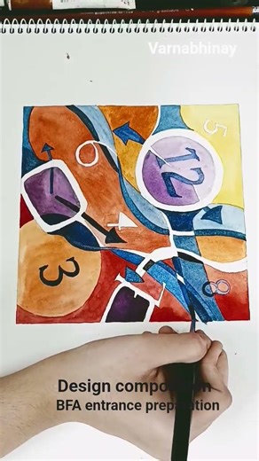 BFA entrance examination preparation #designcomposition #bfaentrance #stillife #artclass #painting