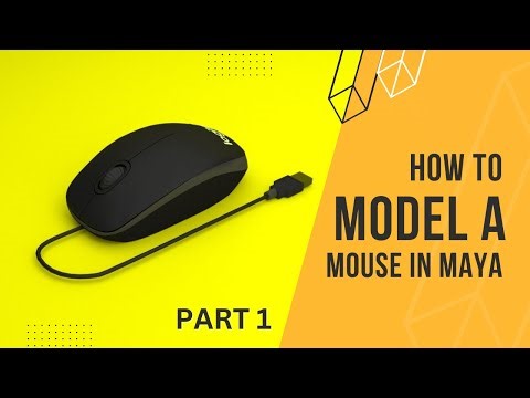 How to Model a Computer Mouse in Maya 2025 - 3D Modeling Tutorial for Beginners