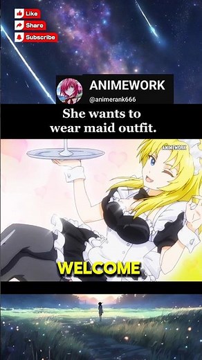 She wants to wear maid outfit |The Iceblade Sorcerer Shall Rule the World #anime #animemoments