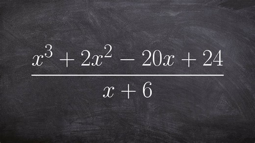 How to use synthetic division to divide two polynomials forgot to write the quotient out