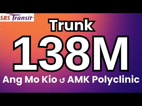SBS Transit Trunk Bus Service 138M (MEME) | Hyperlapse & Route Visual