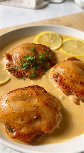 Tender chicken simmered in a silky lemon cream sauce—this One-Pan Creamy Lemon Chicken brings fresh, cozy flavor with almost no effort. 🍋✨ Easy, comforting, and perfect for any night! | Quick'n Recipes