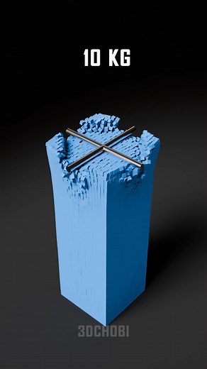 Structure of 24000 Cubes against Cross Satisfying Demise #satisfying #animation #blender #3dart