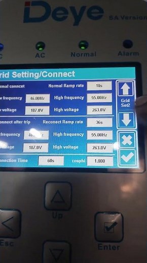 Settings for adding a generator as grid on a Deye inverter 3phase 12kW #inverter #generator